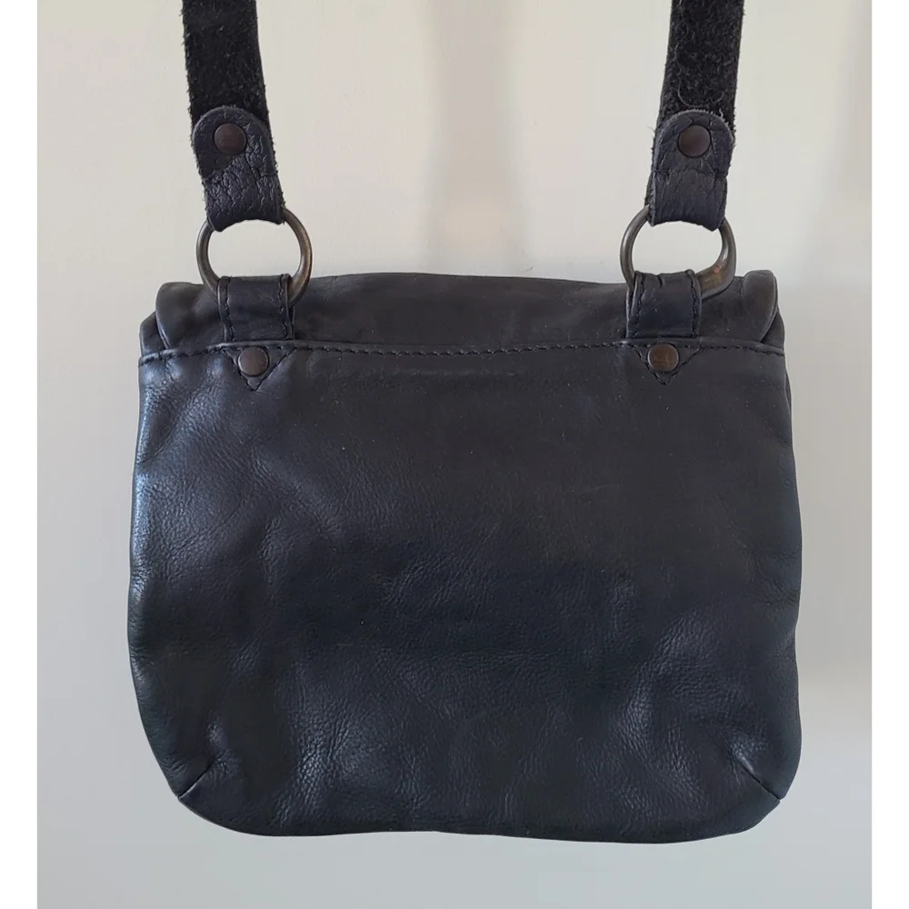 Vintage ALLSAINTS Leather Crossbody - Black - Picture 4 of 4